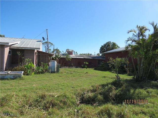 view of yard