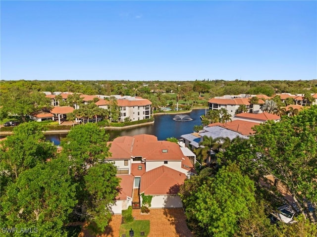 5908 Via Lugano, Naples, FL 34108 - aerial view of residential area with a large body of water