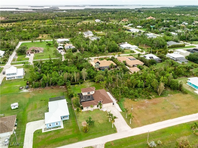 bird's eye view featuring a residential view