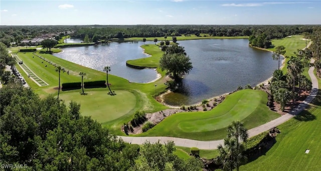 12656 Grandezza Cir, Estero, FL 33928 - drone / aerial view of a nearby body of water and a local golf course