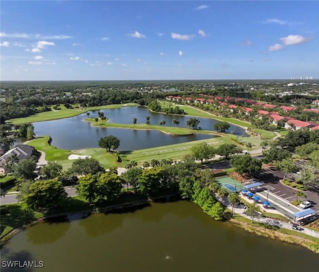12656 Grandezza Cir, Estero, FL 33928 - aerial view of a nearby body of water and a golf course