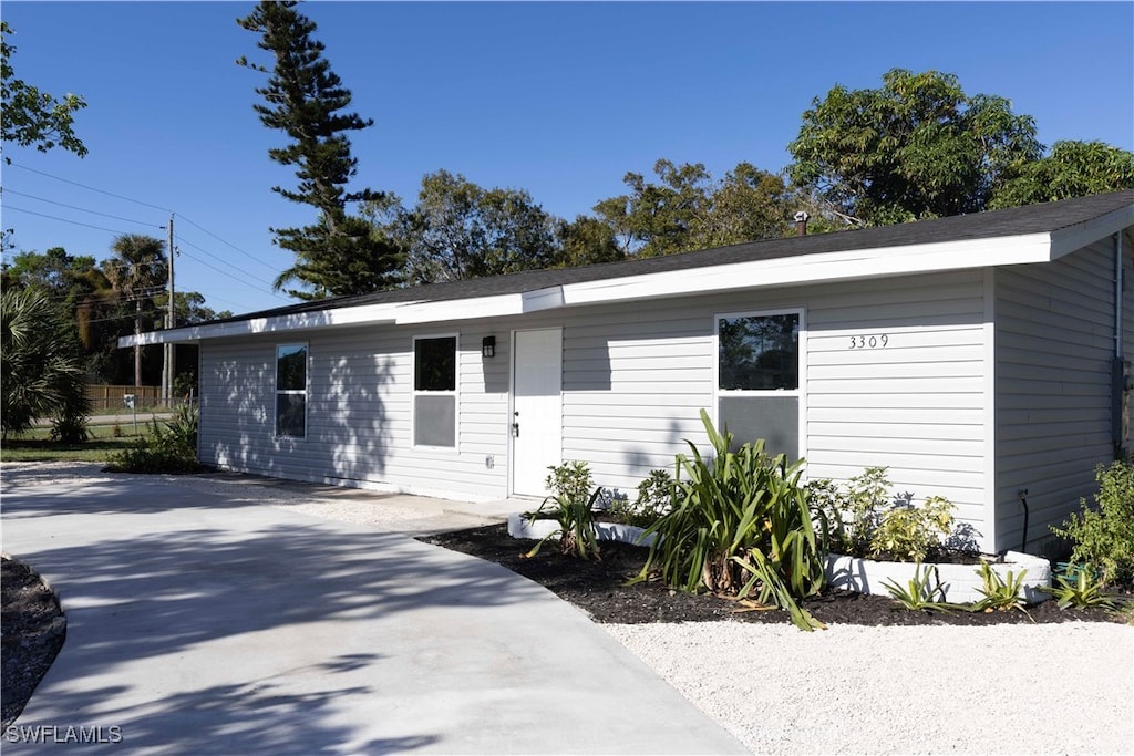 3309 Michigan Ave, Fort Myers, FL 33916 - view of ranch-style home