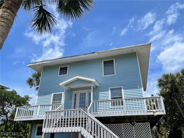 view of back of property