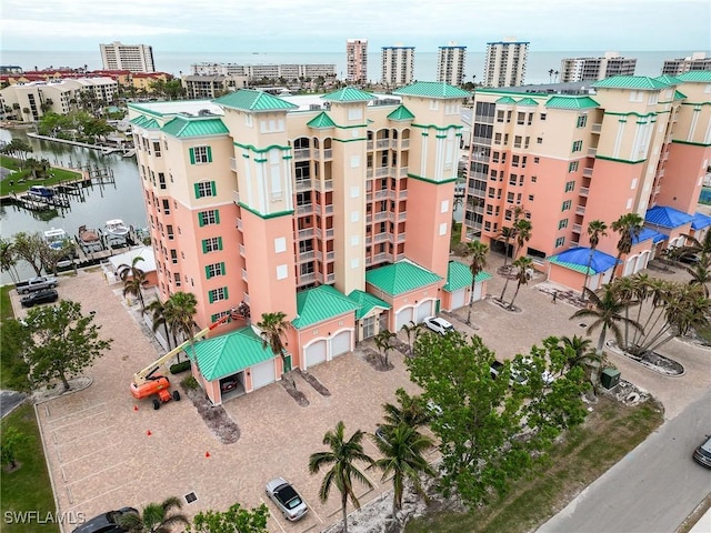 170 Lenell Rd Unit 501, Fort Myers Beach, FL 33931 - view of apartment building / complex featuring a water view
