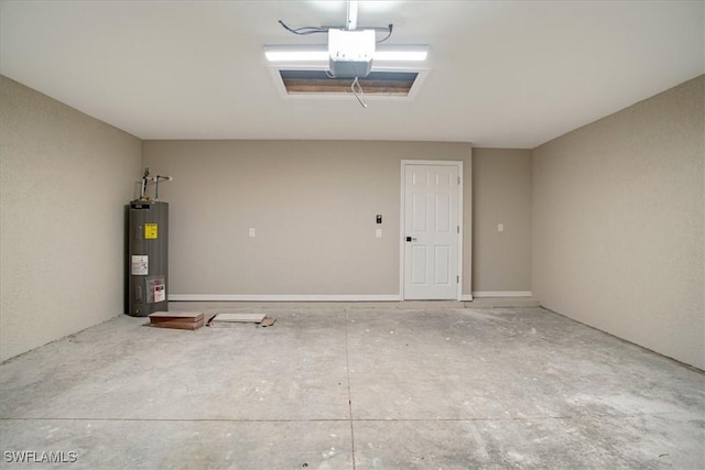 2902 40th St W, Lehigh Acres, FL 33971 - garage with electric water heater and a garage door opener