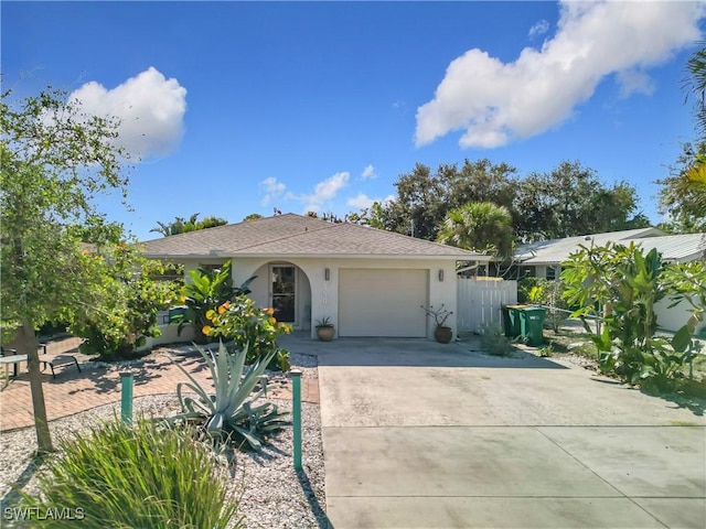550 110th Ave N, Naples, FL 34108 - ranch-style house featuring driveway, stucco siding, and a garage