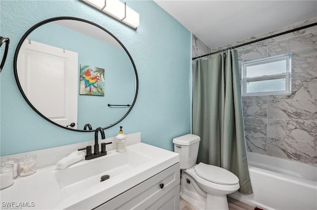 113/115 Bahia Viaduct, Fort Myers Beach, FL 33931 - full bathroom featuring toilet, vanity, and shower / bath combo