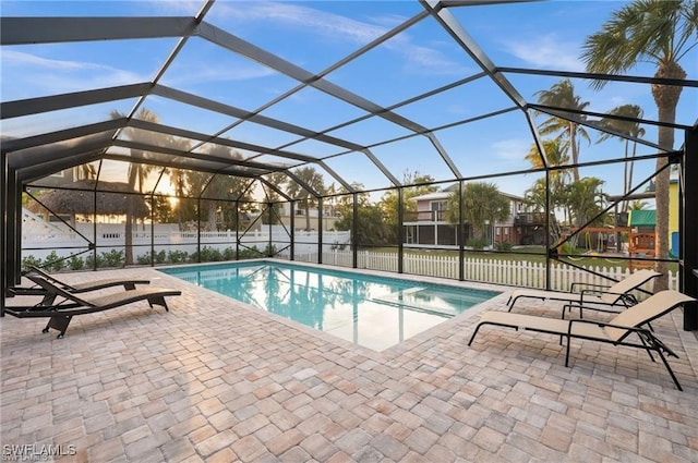 113/115 Bahia Viaduct, Fort Myers Beach, FL 33931 - view of pool with a patio area