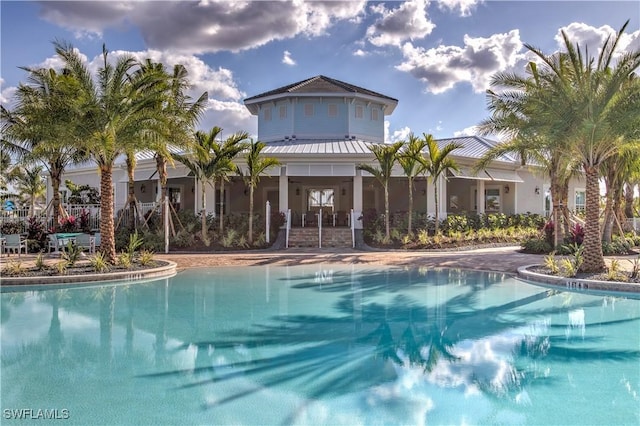 view of community pool