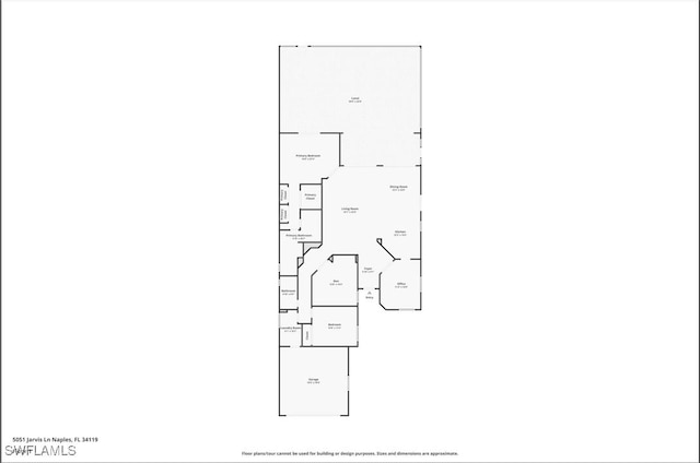 5051 Jarvis Ln, Naples, FL 34119 - floor plan / room layout