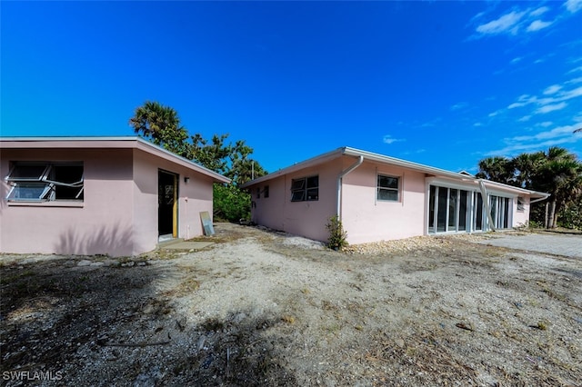 view of back of property