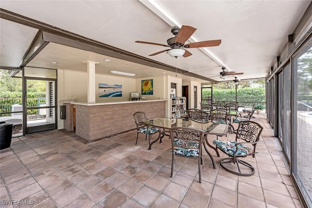 413 Augusta Blvd Unit 305, Naples, FL 34113 - sunroom / solarium featuring healthy amount of natural light