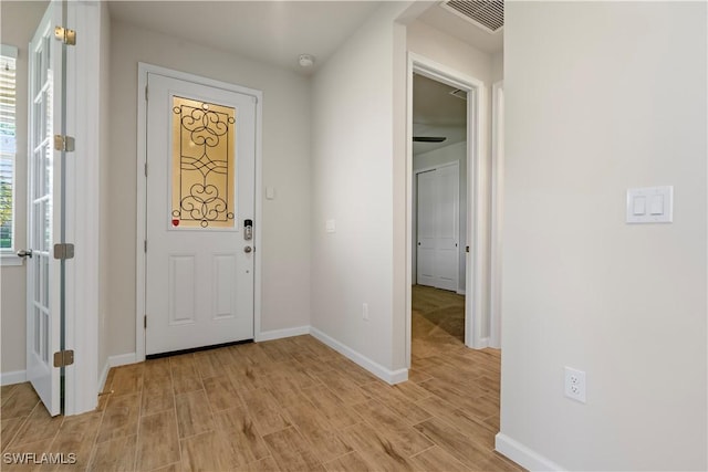 view of entrance foyer