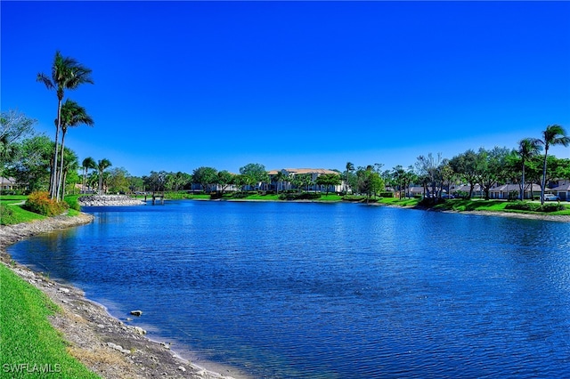 property view of water