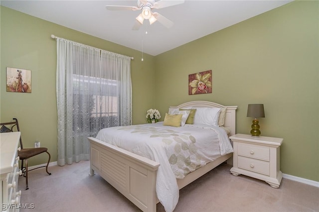 14531 Abaco Lakes Dr Unit 103, Fort Myers, FL 33908 - bedroom featuring light colored carpet and a ceiling fan