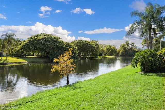 property view of water