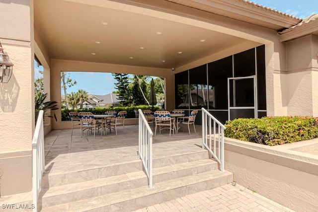 view of patio / terrace with outdoor dining space