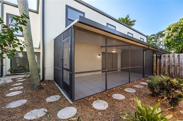 exterior space featuring a patio area