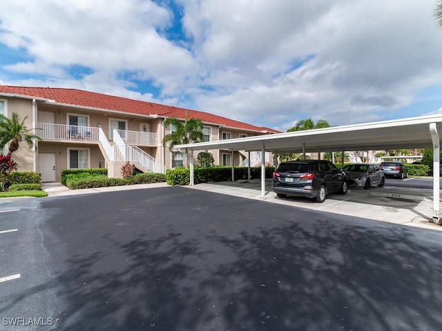 view of car parking