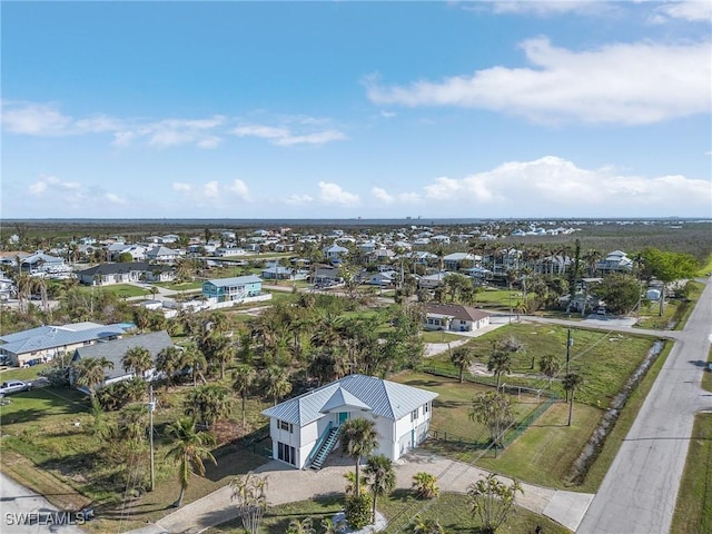 bird's eye view featuring a residential view