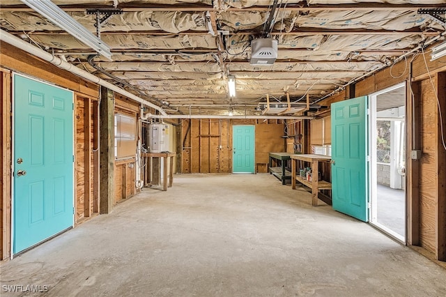 basement featuring a wealth of natural light