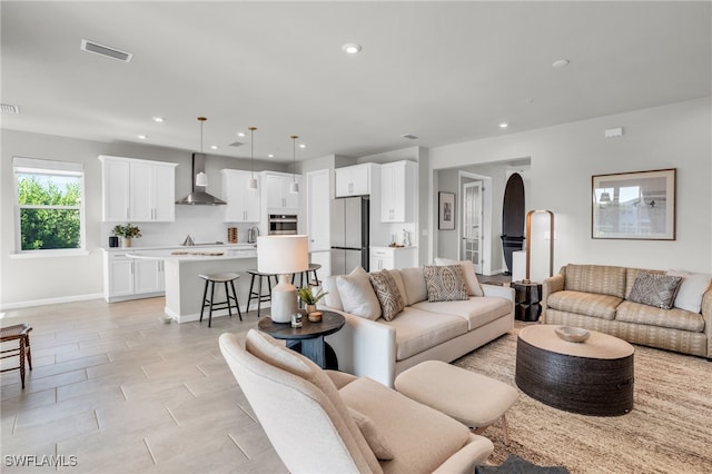 view of living room