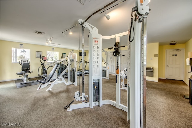 view of workout area