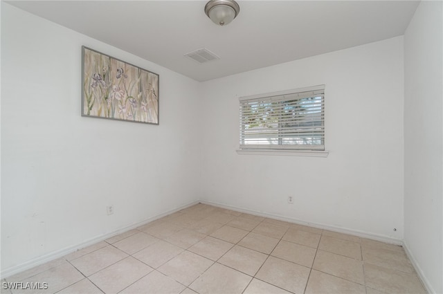 view of tiled empty room