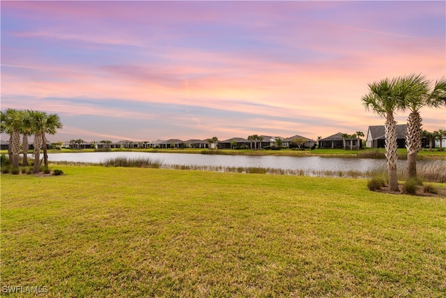 property view of water