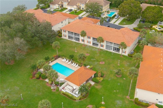 648 Mardel Ct Unit 708, Naples, FL 34104 - bird's eye view of a pool area