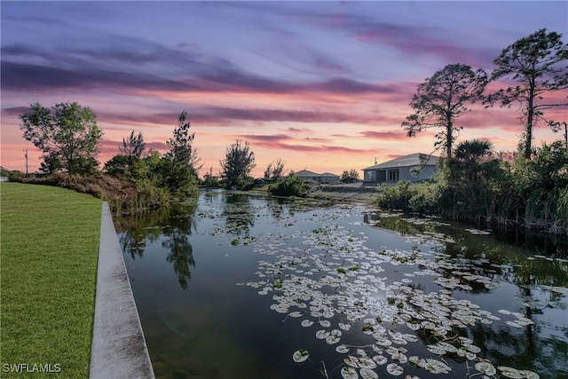 property view of water