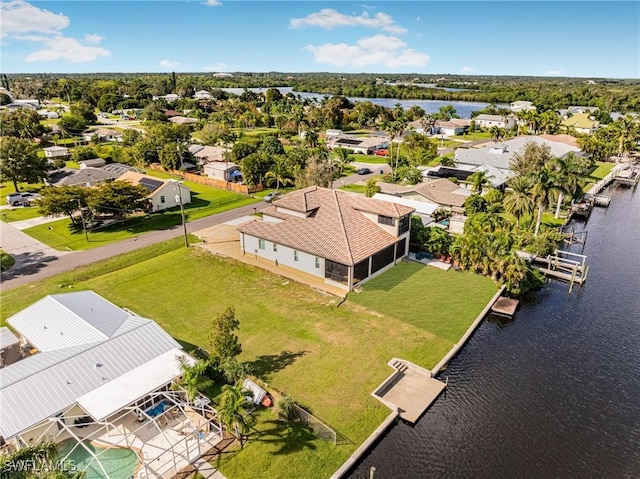 2038 Bahama Ave, Fort Myers, FL 33905 - aerial view of residential area with a nearby body of water
