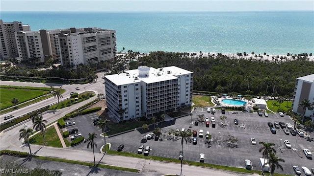 1 Bluebill Ave Unit 401, Naples, FL 34108 - birds eye view of property featuring a water view