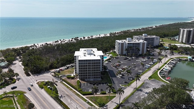 1 Bluebill Ave Unit 401, Naples, FL 34108 - birds eye view of property with a water view