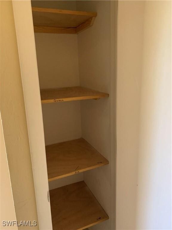 view of closet