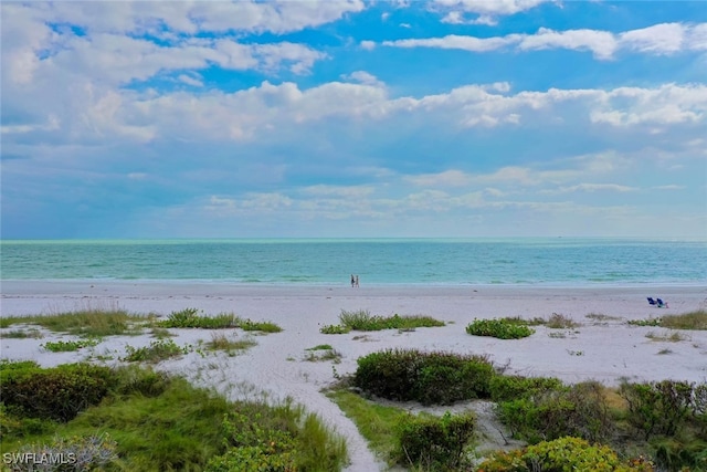 water view with a beach view