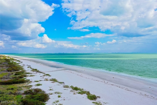 water view with a beach view