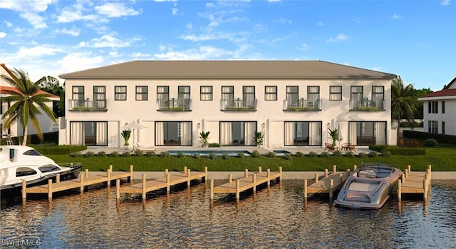 1631 SE 46th Ln Unit 101, Cape Coral, FL 33904 - view of dock featuring a water view