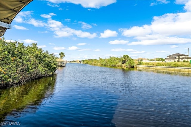 property view of water