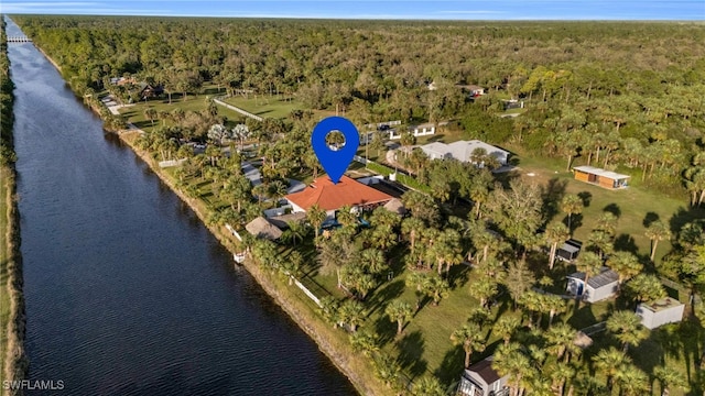 3930 24th Ave SE, Naples, FL 34117 - aerial overview of property's location featuring a forest and a large body of water