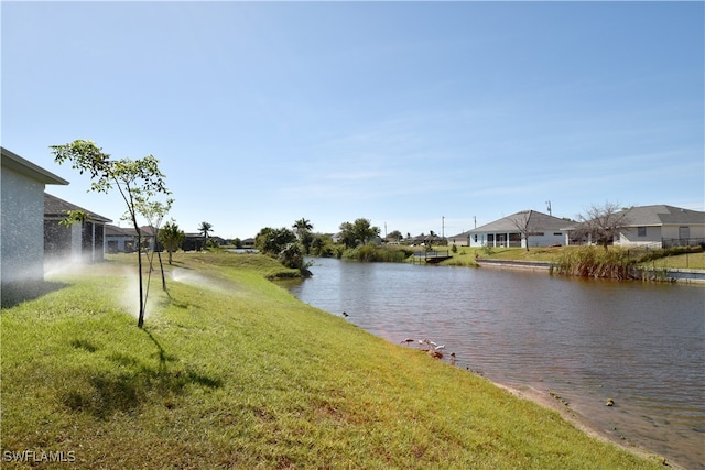 property view of water