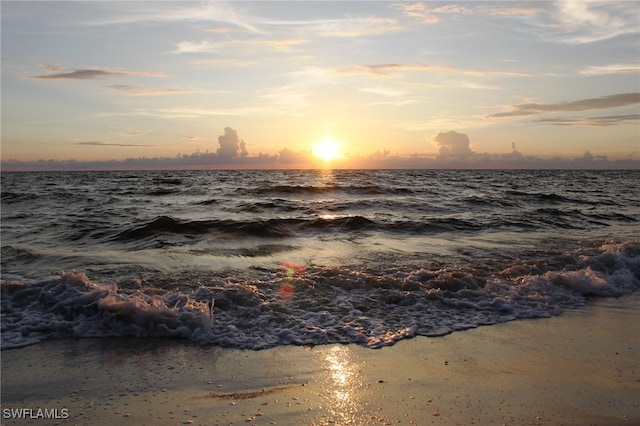 water view with a beach view