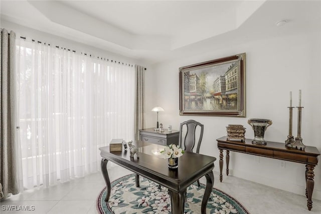 580 El Camino Real Unit 3201, Naples, FL 34119 - office featuring a raised ceiling