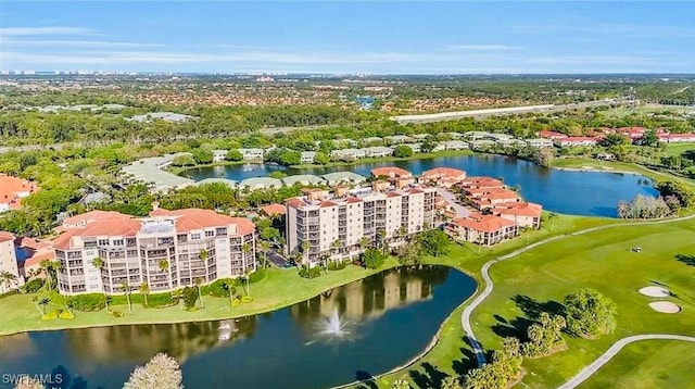 580 El Camino Real Unit 3201, Naples, FL 34119 - bird's eye view of a nearby body of water and a golf course