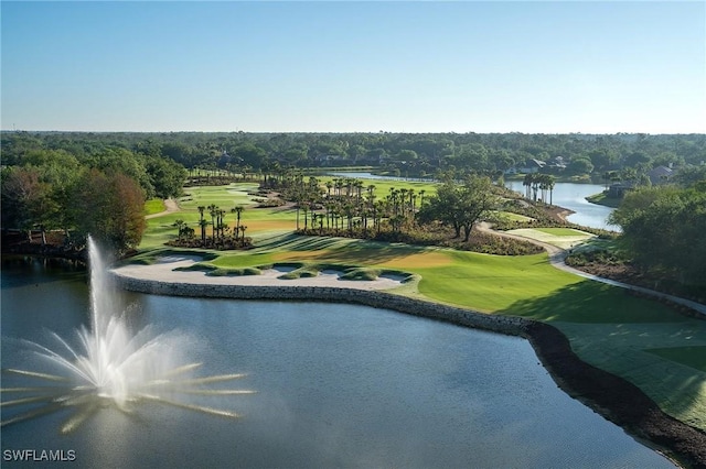 580 El Camino Real Unit 3201, Naples, FL 34119 - drone / aerial view of a nearby body of water and a golf club