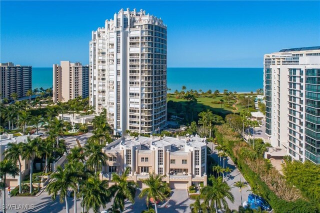 4021 Gulf Shore Blvd N Unit 903, Naples, FL 34103 - view of property featuring a water view and a view of city