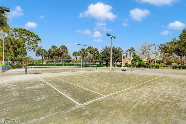 view of sport court