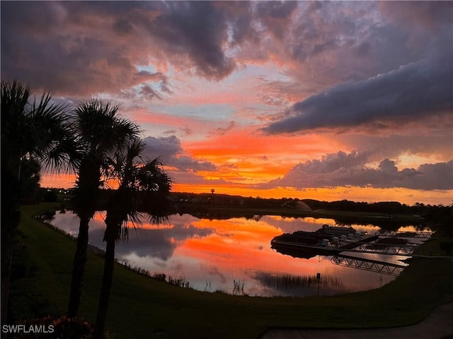 property view of water