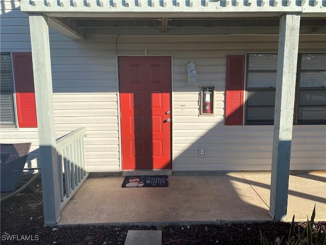 view of entrance to property