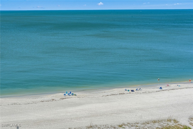 water view featuring a view of the beach